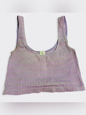 PacSun Lavender Ribbed Tank Top